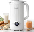 8-in-1 Nut Milk Maker Machine – Homemade Soy, Almond, Oat & Coconut Plant-Based Milk Maker – Delay Start, Keep Warm, Self-Cleaning – 20 oz