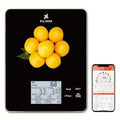 EILISON Smart Kitchen Scale with Nutrition Calculator, Digital Food Scale, Large TFT Color Display, Bluetooth App for 999+ Foods, Calorie Counter & 24 Nutrients Analyzer, 5000g Cap (Kitchen Black)