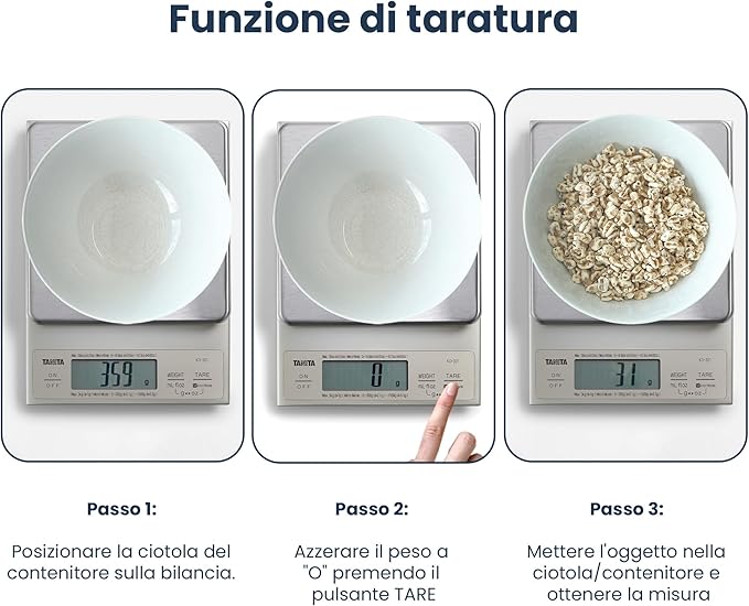 TANITA 3 Kg KD-321 Digital Kitchen Scale, Silver