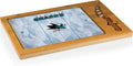 PICNIC TIME NHL unisex-adult NHL Icon Glass Top Cutting Board & Knife Set