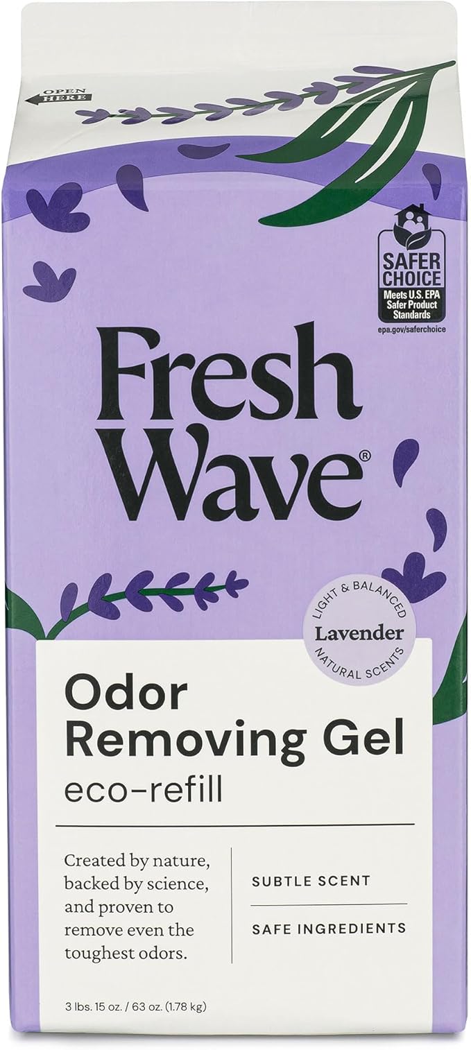 Fresh Wave Lavender Odor Removing Gels Bundle: (2) 15oz. Gels, (1) 63oz. Gel Refill
