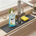 Stone Faucet Mat for Kitchen Sink, Water Absorbing Stone Faucet Splash Guard for Bathroom Counter, Stays Put, Super Absorbent Diatomite Fast Drying, Prevent Moisture for Kitchen Bathroom Counter