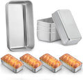 LIANYU 9 Pack Bread Loaf Pans for Baking 9x5Inch, Stainless Steel Meat Bread Baking Pans, Loaf Tin for Homemade Banana Sandwich Sourdough
