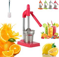 Cast Iron Juice Press, Manual Press Juicer, Manual Juicer Cast Iron for Making Fresh Lemon and Orange Juice, Easy To Clean, Home and Kitchen Essentials