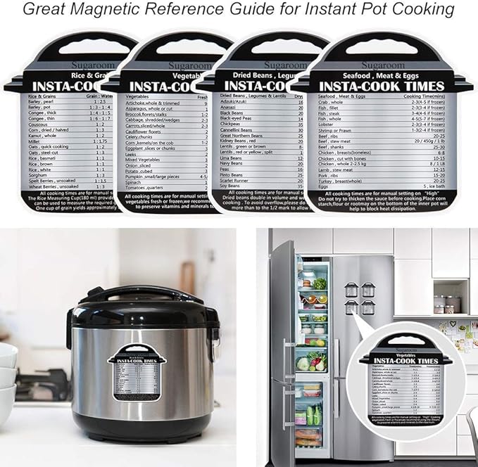 Accessories for Instant Pot, Sugaroom 100 PCS Pressure Cooker Accessories Set Compatible with Instant Pot Accessories 6 qt 8 quart-2 Steamer Baskets, Springform Pan, Egg Rack, Egg Bites Mold and More