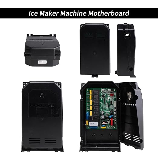Commercial Ice Maker Control Board Kit 6-Part Set - 3.5inch Display Industrial Grade Controller Card Replacement for Vevor/Cotlin/Cooski/Major Chinese Brand Cube Ice Machines