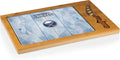 PICNIC TIME NHL unisex-adult NHL Icon Glass Top Cutting Board & Knife Set
