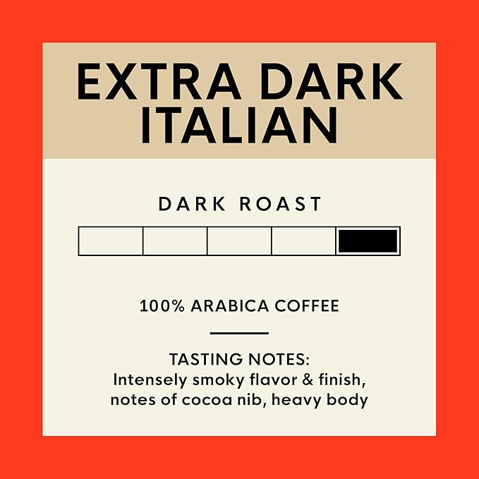 San Francisco Bay K-Cup Coffee Pods, Extra Dark Italian (80 Ct), Dark Roast, Commercially Compostable Single-Serve Coffee Pods