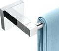 RUACQ Chrome Towel Bar 24 inch, 304 Stainless Steel Towel Racks for Bathroom Wall Mounted, Heavy Duty Bath Towel Rod with Square Base(Chrome)