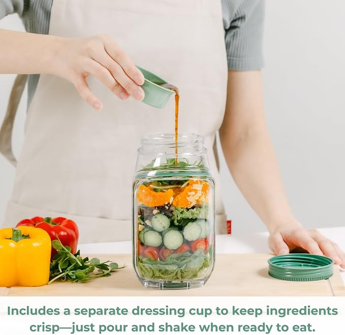 Prepara The Original Salad Pod, 4.5 Cups, Green