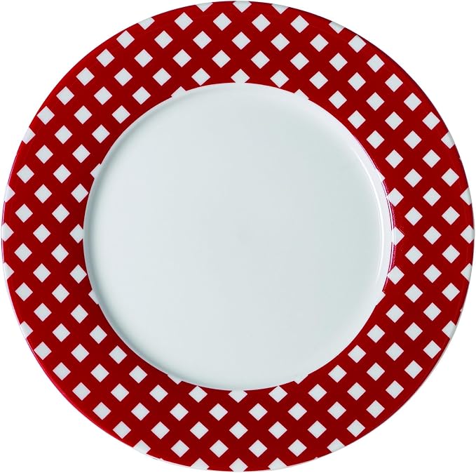 Pfaltzgraff Kenna Red 16-Piece Porcelain Dinnerware Set, Service for 4