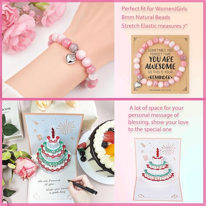 Birthday Gifts for Women Mom from Daughter, Happy Birthday Gifts for Mom Female Sister Daughter Wife Her Girlfriend Bestie, Unique for Women Who Have Everything