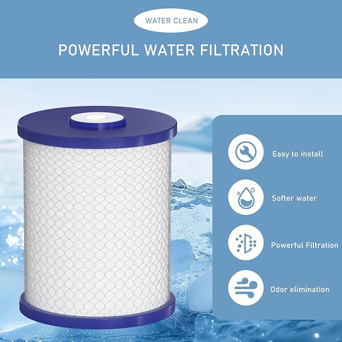 Coconut Shell Activated Carbon Water Filters Compatible with Royal Prestige Frescapure 4000, 4500, 5000, 6000 CT, 6000 UC, WF0705 Water Filter Systems, 750 GPD Life Span - 0.5 Micron 2 Pack