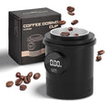 Coffee Dosing Cup with Scale - Rechargeable Espresso Scale 0.05g Precision, 304 Stainless Steel Coffee Scale Coffee Grinder Powder Cup Compatible with 58mm Portafilter