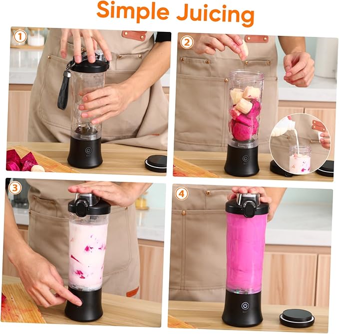Quick Juicing Portable Blender Mini Travel Juicer Cup for Fresh Juice Lemon Squeezer