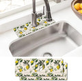 Sink Faucet Absorbing Mat, 2 Pack Drying Mat Around Faucet Sink Splash Guard Behind Faucet Sinkmat For Kitchen Bathroom Island Rv 15 * 5.5 Inch (38 * 14 cm)