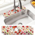 Sink Faucet Absorbing Mat, 2 Pack Drying Mat Around Faucet Sink Splash Guard Behind Faucet Sinkmat For Kitchen Bathroom Island Rv 24 * 5.5 Inch (60 * 14 cm)