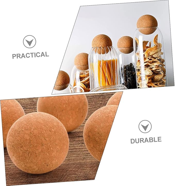 8pcs Wine Cork Stoppers Multi-function Decanter Stoppers for Daily Use for Home Bar and Parties Easy to Insert and Clean Made from Natural Material