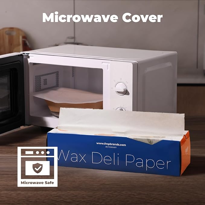 Fit Meal Prep [1000 Pack] 15 x 10.75" Wax Paper Sheets for Food, Interfolded Precut Deli Paper, Pop Up Grease-Proof Sandwich Paper Wraps, Waterproof for Lunch, Food Basket, Microwave Cover, BBQ
