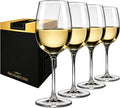 Libbey Signature Kentfield Wine Glasses, 13.25-Ounce, Set of 4, Made in USA, Dishwasher Safe, Classic Stemmed Glassware, Gift Box