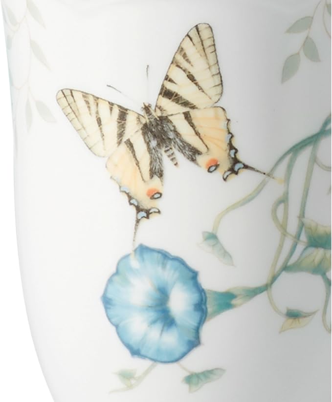 Lenox Butterfly Meadow Dinnerware Collection, Porcelain Dinnerware & Serveware, Mug Set, 4-Piece