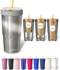 Frost Buddy Togo Buddy 30 oz Stainless Steel Vacuum Insulated Tumbler To Go Coffee Cup – Iced Coffee Cups, Iced Coffee Sleeve, Travel Mug, Thermal Cup for Hot & Cold Drinks, Dunkin Cup (Moonstone)