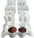 84 iFillCup Fillable K Cups - Ultrafine Filter for Sediment-Free Brew, Universal K Cup Brewer Compatibility, DeepBrew Filter Holds 50% More Coffee for Insanely Rich Brews | White