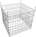Garden Wire Compost Bin 36x36x30 inches, Black, Garden Bed Fencing
