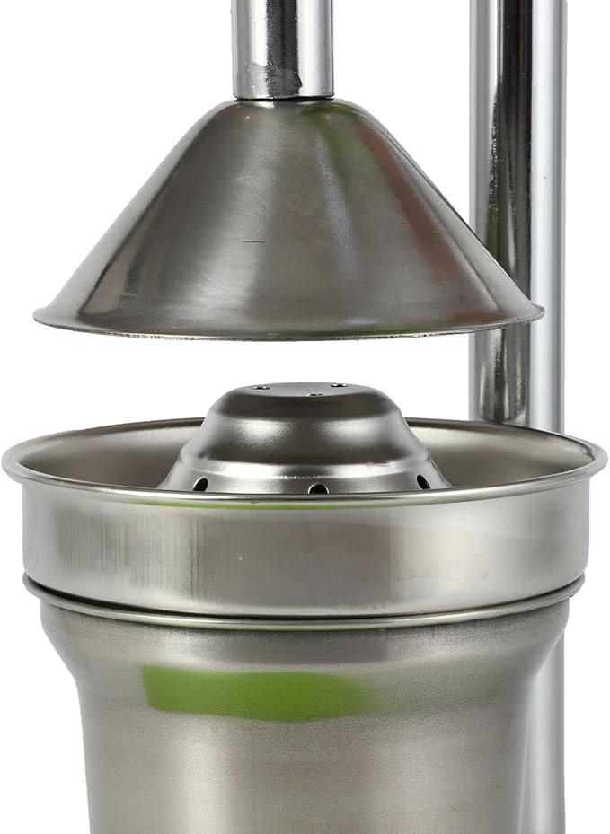 Cast Iron Juicer Hand Press, Cast Iron Juicer, Heavy Duty Hand Press Juice Extractor for Manual Juicers Stainless Steel Lemon Squeezer, Easy to Use, Home and Kitchen