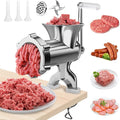 Meat Grinder Manual Mincer - Manual Meat Grinder Sausage Maker Table Mount Pork Mincer Sausage Stuffer Funnel Make Homemade Burger Patties Hand Operated Kitchen Tool-d1