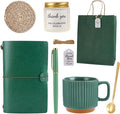 Baby Shower Prizes for Game Winners Baby Shower Games Prizes Ceramic Mugs with Metal Spoons Woven Coasters Notebooks Scented Candles Gift Bags Wedding Bridal Shower Favors for Guests (1, Green)