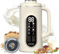 10 in 1 Nut Milk Maker Machine, 42oz IMD Screen Almond Milk Maker, Soy Milk Maker with Self-Cleaning, Delay Start, Keep Warm, Boil Water, Automatic Plant-Based Milk Maker for Soybean, Oat, Coconut