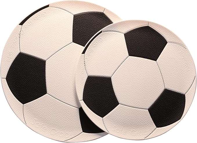 Safe Grabs: Original Microwave Mat as Seen on Shark Tank | Splatter Guard, Trivet, Hot Pad, Pot Holder, Minimize Mess (BPA Free, Heat Resistant, Dishwasher Safe), Soccer