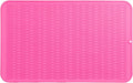 MicoYang Silicone Dish Drying Mat for Multiple Usage,Easy clean,Eco-friendly,Heat-resistant Silicone Mat for Kitchen Counter or Sink,Refrigerator or Drawer Liner Rose 3XL 28 inches x 18 inches