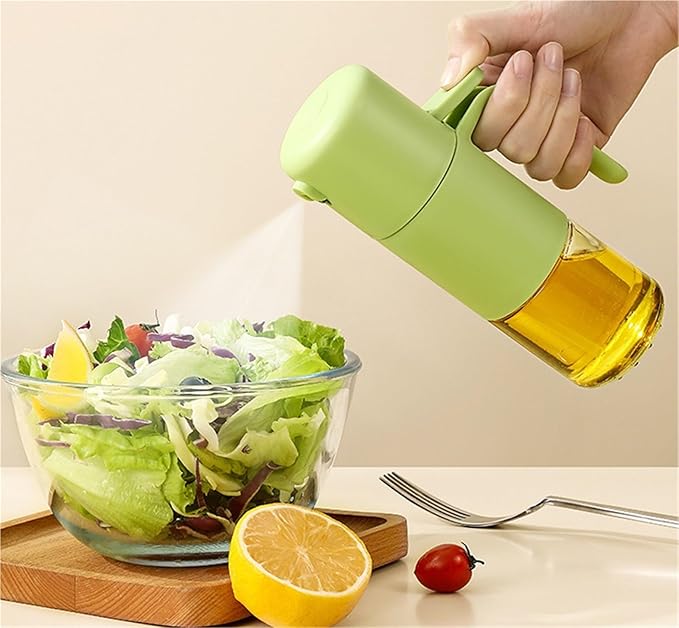 Olive Oil Dispenser Bottle Oil Sprayer Olive Oil Dispenser Is Suitable For Cooking Air Fryer Baking Salad Frying Oil Sprayer For Cooking(Green)