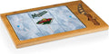 PICNIC TIME NHL unisex-adult NHL Icon Glass Top Cutting Board & Knife Set
