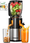 Godspeeds Juicer Machines with 5.8" Large Feed Chute, Slow Masticating Cold Press Juicer for Whole Fruits & Vegetables, Easy to Clean Design, High Juice Yield Home Juicer for Daily Wellness