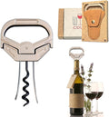 3 in 1 Ah So Two Prong Wine Opener & Cork Remover,It Can Remove The Older and Fragile Wine Corks so Easy for Connoisseurs to Uncork (Sleek)