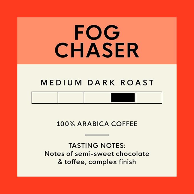 San Francisco Bay K-Cup Coffee Pods, Fog Chaser (36 ct), Medium-Dark Roast, Single-Serve Coffee Pods