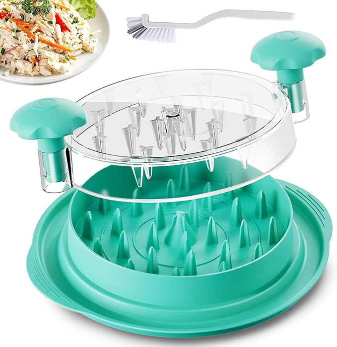 Anti-Slip Base Large Chicken Shredder: Deep Design & Heavy Duty for Chicken/Pork/Beef, Dishwasher Safe & BPA Free, Essential for Cooking Enthusiasts