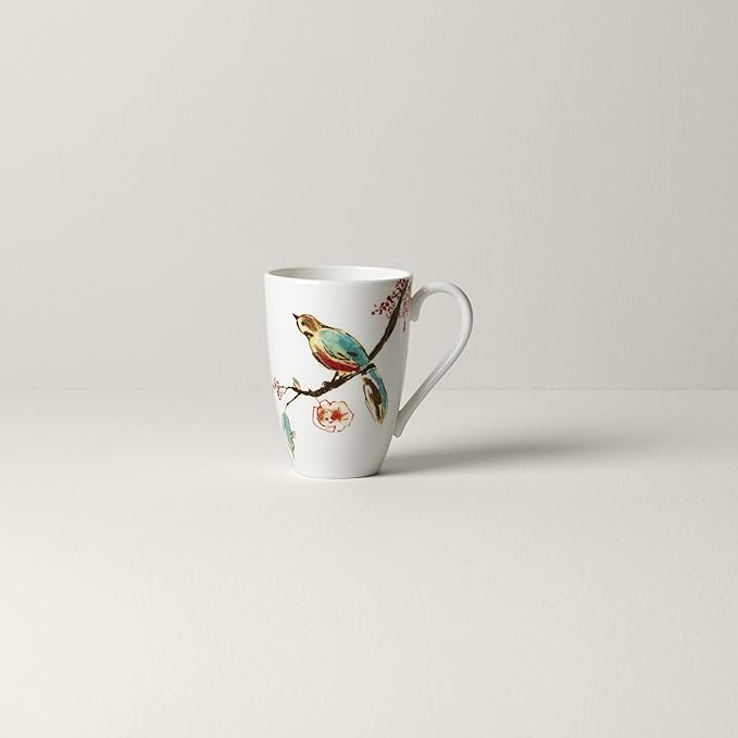 Lenox Simply Fine Chirp Mug, White -