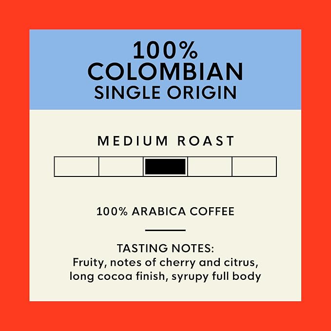 San Francisco Bay K-Cup Coffee Pods, 100% Columbian (36 ct), Medium Roast, Commercially Compostable Single-Serve Coffee Pods