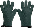 KITCHEN PERFECTION Silicone Smoker Oven Gloves - Extreme Heat Resistant BBQ Gloves - Handle Hot Food Right on Your Grill Fryer Pit | Waterproof Oven Mitts | Superior Value Set + 3 Bonuses