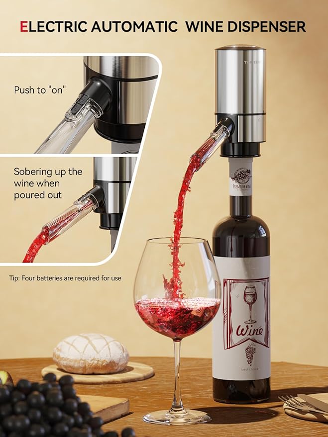 Electric Salt and Pepper Grinder Set & Rechargeable