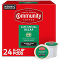 Community Coffee Cafe Special Decaf 24 Count Coffee Pods, Medium Dark Roast, Compatible with Keurig 2.0 K-Cup Brewers, 24 Count (Pack of 1)