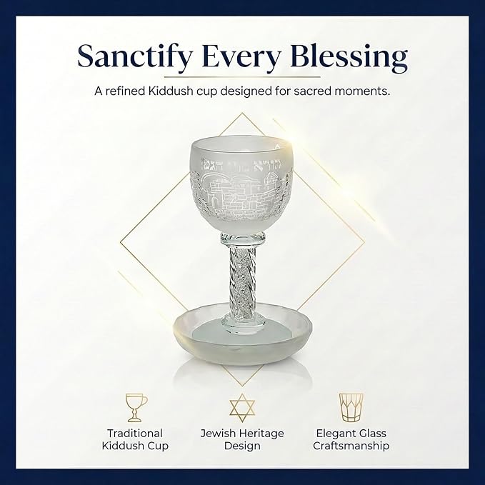 Kiddush Cup and Tray (Set 11)