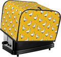 Toaster Cover 4 Slice Yellow Duck Pattern Kitchen Small Appliance Covers with Pockets Dust and Fingerprint Protection
