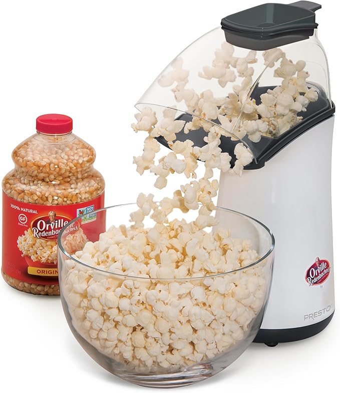 Presto 04821 Orville Redenbacher's Hot Air Popper, 1 Liters, White