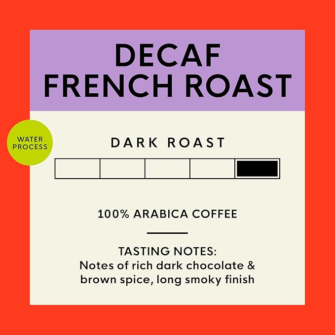San Francisco Bay Decaf K-Cup Coffee Pods, Decaf French Roast (80 ct), Dark Roast, Commercially Compostable Single-Serve Coffee Pods, Swiss Water Process