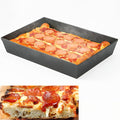 Detroit Style Pizza Pan 10x14x2.5 (Non-Stick, BPA & PFOA Free) Heat-Resistant Up to 500°F, Pre-Seasoned Authentic Hard Anodized Detroit Deep Dish Pizza Pan, Five-Year Free -Replacement